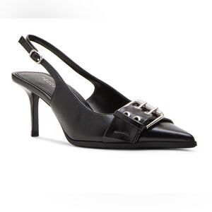 Madden black Girl Rowaan sling back heels size 7